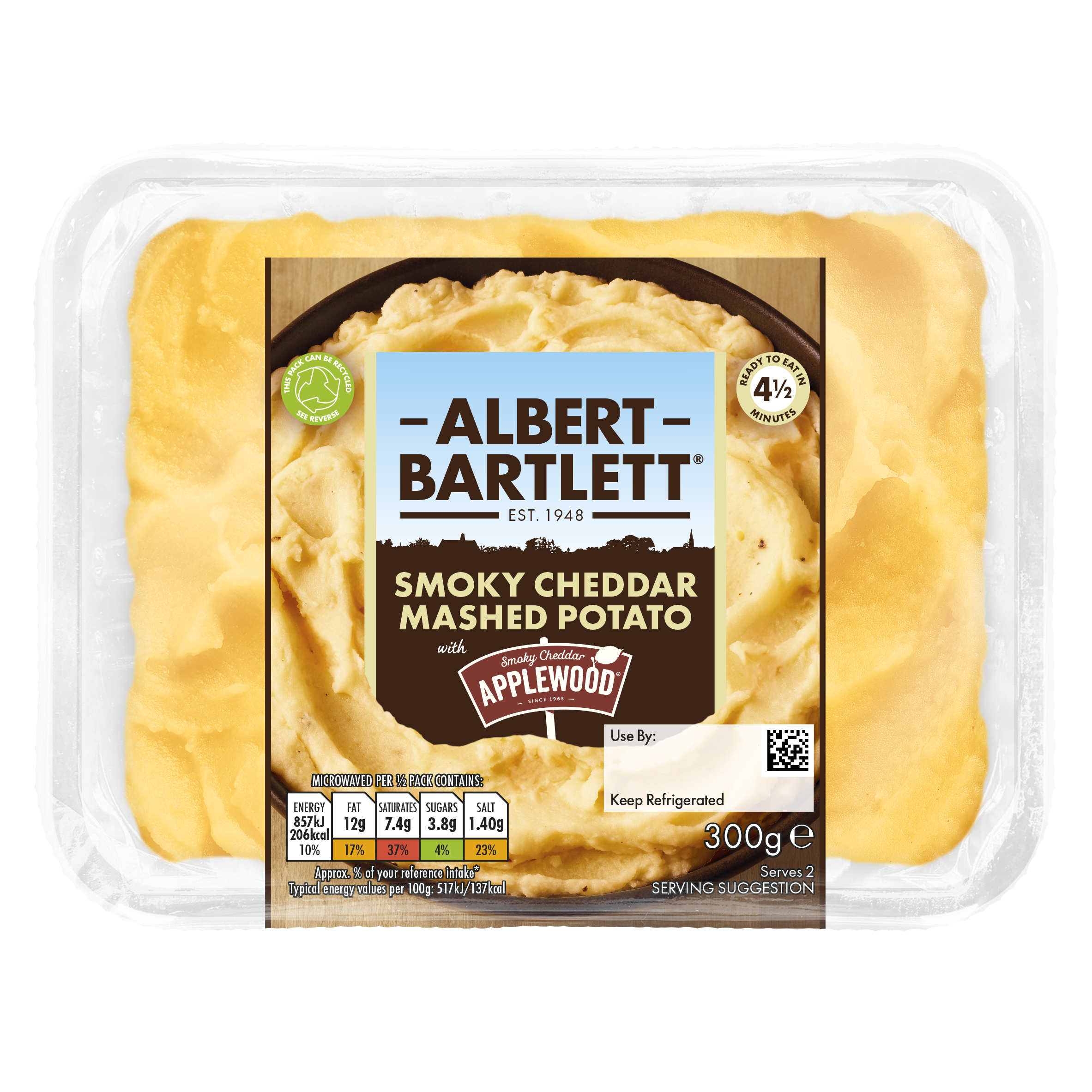 Smoky Cheddar Mashed Potato with Applewood®